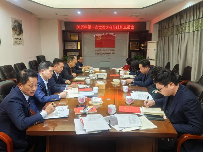 湖南交建集團(tuán)黨支部召開(kāi)2024年度組織生活會(huì)暨民主評(píng)議黨員會(huì)議